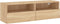 vidaXL - Tv-wandmeubel - 100x30x30 - cm - bewerkt - hout - sonoma - eikenkleurig