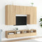 vidaXL - Tv-wandmeubel - 100x30x30 - cm - bewerkt - hout - sonoma - eikenkleurig