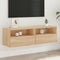 vidaXL - Tv-wandmeubel - 100x30x30 - cm - bewerkt - hout - sonoma - eikenkleurig