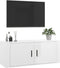 vidaXL - Tv-wandmeubel - 100x34,5x40 - cm - hoogglans - wit