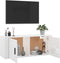 vidaXL - Tv-wandmeubel - 100x34,5x40 - cm - hoogglans - wit