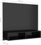 vidaXL - Tv-wandmeubel - 102x23,5x90 - cm - bewerkt - hout - hoogglans - zwart