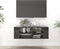vidaXL - Tv-wandmeubel - 102x35x35 - cm - bewerkt - hout - hoogglans - zwart
