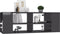 vidaXL - Tv-wandmeubel - 102x35x35 - cm - bewerkt - hout - hoogglans - grijs