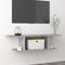 vidaXL - Tv-wandmeubel - 103x30x26,5 - cm - betongrijs