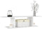vidaXL - Tv-wandmeubel - 103x30x26,5 - cm - wit