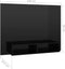 vidaXL - Tv-wandmeubel - 120x23,5x90 - cm - bewerkt - hout - hoogglans - zwart