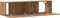 vidaXL - Tv-wandmeubel - 120x30x30 - cm - bewerkt - hout - artisanaal - eikenkleurig