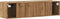 vidaXL - Tv-wandmeubel - 120x30x30 - cm - bewerkt - hout - artisanaal - eikenkleurig