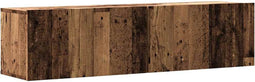 vidaXL - Tv-wandmeubel - 120x30x30 - cm - bewerkt - hout - oud - houtkleurig