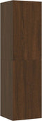 vidaXL - Tv-wandmeubel - 30,5x30x110 - cm - bruin - eikenkleur