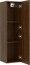 vidaXL - Tv-wandmeubel - 30,5x30x110 - cm - bruin - eikenkleur