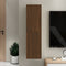 vidaXL - Tv-wandmeubel - 30,5x30x110 - cm - bruin - eikenkleur