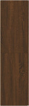 vidaXL - Tv-wandmeubel - 30,5x30x110 - cm - bruin - eikenkleur