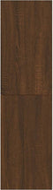vidaXL - Tv-wandmeubel - 30,5x30x110 - cm - bruin - eikenkleur