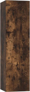vidaXL - Tv-wandmeubel - 30,5x30x110 - cm - gerookt - eikenkleurig
