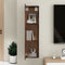 vidaXL - Tv-wandmeubel - 30,5x30x110 - cm - gerookt - eikenkleurig