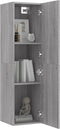 vidaXL - Tv-wandmeubel - 30,5x30x110 - cm - grijs - sonoma - eikenkleurig