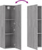 vidaXL - Tv-wandmeubel - 30,5x30x110 - cm - grijs - sonoma - eikenkleurig