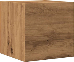 vidaXL - Tv-wandmeubel - 30,5x30x30 - cm - artisanaal - eikenkleurig