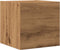 vidaXL - Tv-wandmeubel - 30,5x30x30 - cm - artisanaal - eikenkleurig