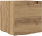 vidaXL - Tv-wandmeubel - 30,5x30x30 - cm - artisanaal - eikenkleurig
