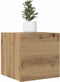 vidaXL - Tv-wandmeubel - 30,5x30x30 - cm - artisanaal - eikenkleurig