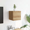 vidaXL - Tv-wandmeubel - 30,5x30x30 - cm - artisanaal - eikenkleurig