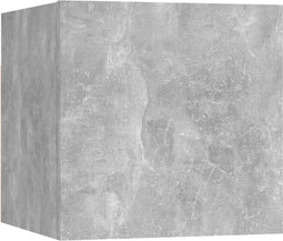 vidaXL - Tv-wandmeubel - 30,5x30x30 - cm - betongrijs