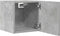 vidaXL - Tv-wandmeubel - 30,5x30x30 - cm - betongrijs