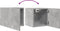 vidaXL - Tv-wandmeubel - 30,5x30x30 - cm - betongrijs