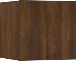 vidaXL - Tv-wandmeubel - 30,5x30x30 - cm - bruin - eikenkleur