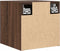 vidaXL - Tv-wandmeubel - 30,5x30x30 - cm - bruin - eikenkleur