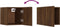 vidaXL - Tv-wandmeubel - 30,5x30x30 - cm - bruin - eikenkleur