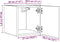 vidaXL - Tv-wandmeubel - 30,5x30x30 - cm - bruin - eikenkleur