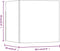 vidaXL - Tv-wandmeubel - 30,5x30x30 - cm - bruin - eikenkleur