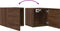 vidaXL - Tv-wandmeubel - 30,5x30x30 - cm - bruin - eikenkleur