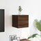 vidaXL - Tv-wandmeubel - 30,5x30x30 - cm - bruin - eikenkleur