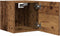 vidaXL - Tv-wandmeubel - 30,5x30x30 - cm - gerookt - eikenkleurig