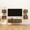 vidaXL - Tv-wandmeubel - 30,5x30x30 - cm - gerookt - eikenkleurig