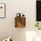 vidaXL - Tv-wandmeubel - 30,5x30x30 - cm - gerookt - eikenkleurig