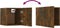vidaXL - Tv-wandmeubel - 30,5x30x30 - cm - gerookt - eikenkleurig