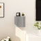 vidaXL - Tv-wandmeubel - 30,5x30x30 - cm - grijs - sonoma - eikenkleurig