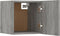 vidaXL - Tv-wandmeubel - 30,5x30x30 - cm - grijs - sonoma - eikenkleurig