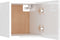 vidaXL - Tv-wandmeubel - 30,5x30x30 - cm - hoogglans - wit