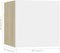 vidaXL - Tv-wandmeubel - 30,5x30x30 - cm - hoogglans - wit