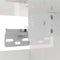 vidaXL - Tv-wandmeubel - 30,5x30x30 - cm - hoogglans - wit