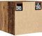 vidaXL - Tv-wandmeubel - 30,5x30x30 - cm - oud - houtkleurig