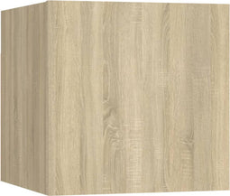 vidaXL - Tv-wandmeubel - 30,5x30x30 - cm - sonoma - eikenkleurig