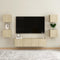 vidaXL - Tv-wandmeubel - 30,5x30x30 - cm - sonoma - eikenkleurig